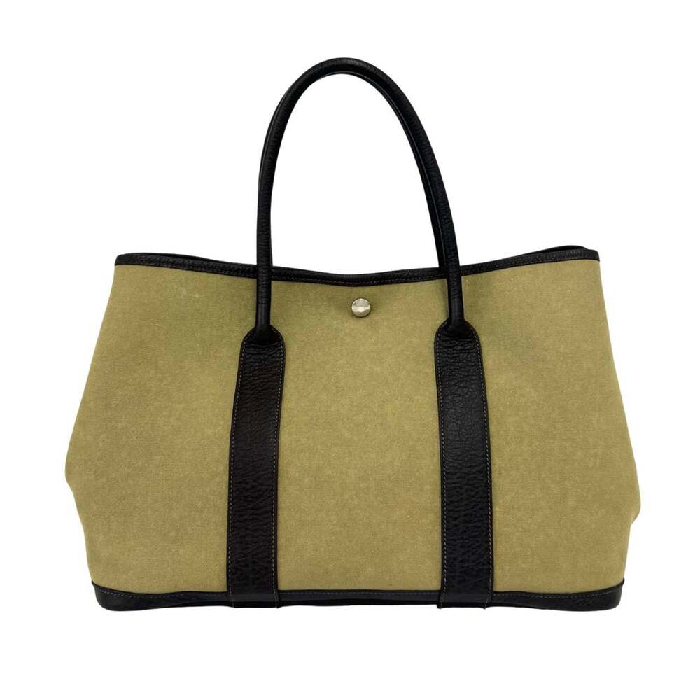 Hermes Garden Party Tote Toile And #332996H19B